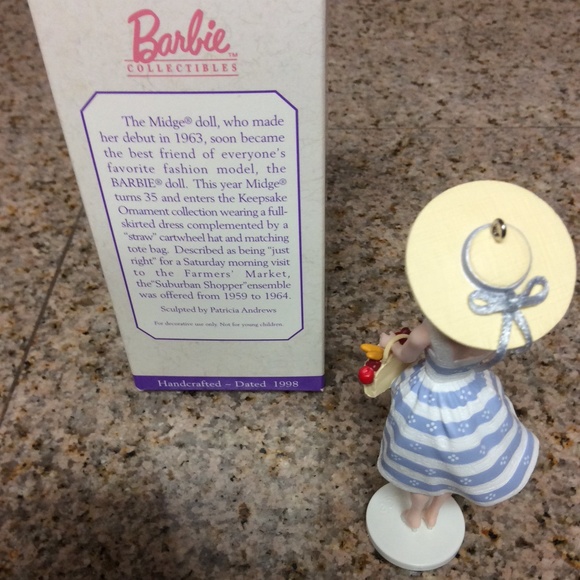 Midge Suburban shopper 35th Anniversary Midge Ornament Hallmark - Picture 2 of 4